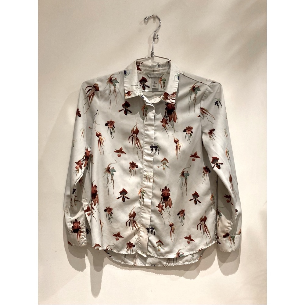H&M Abstract Floral Blouse